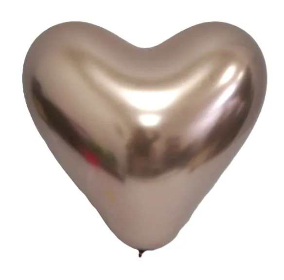 Pack of 50 balloons 12 heart rose gold (GLOBOS)