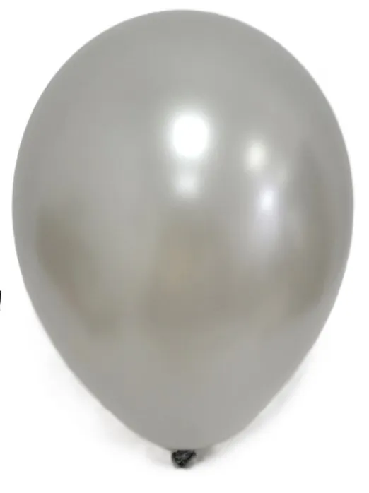 Pack of 25 balloons 18 chrome Colour silver (GLOBOS)