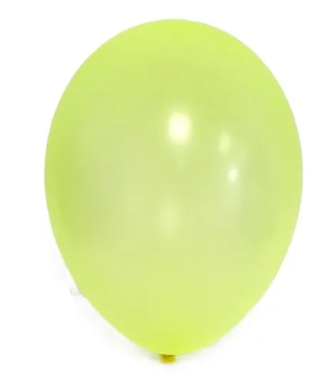 Pack of 100 balloons 12 yellow neon (GLOBOS)