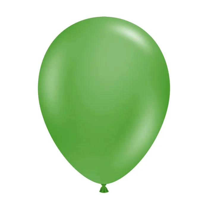 Pack of 100 balloons 12 green standard GLOBOS