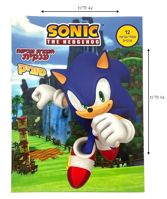 Giant Sonic Colouring Book