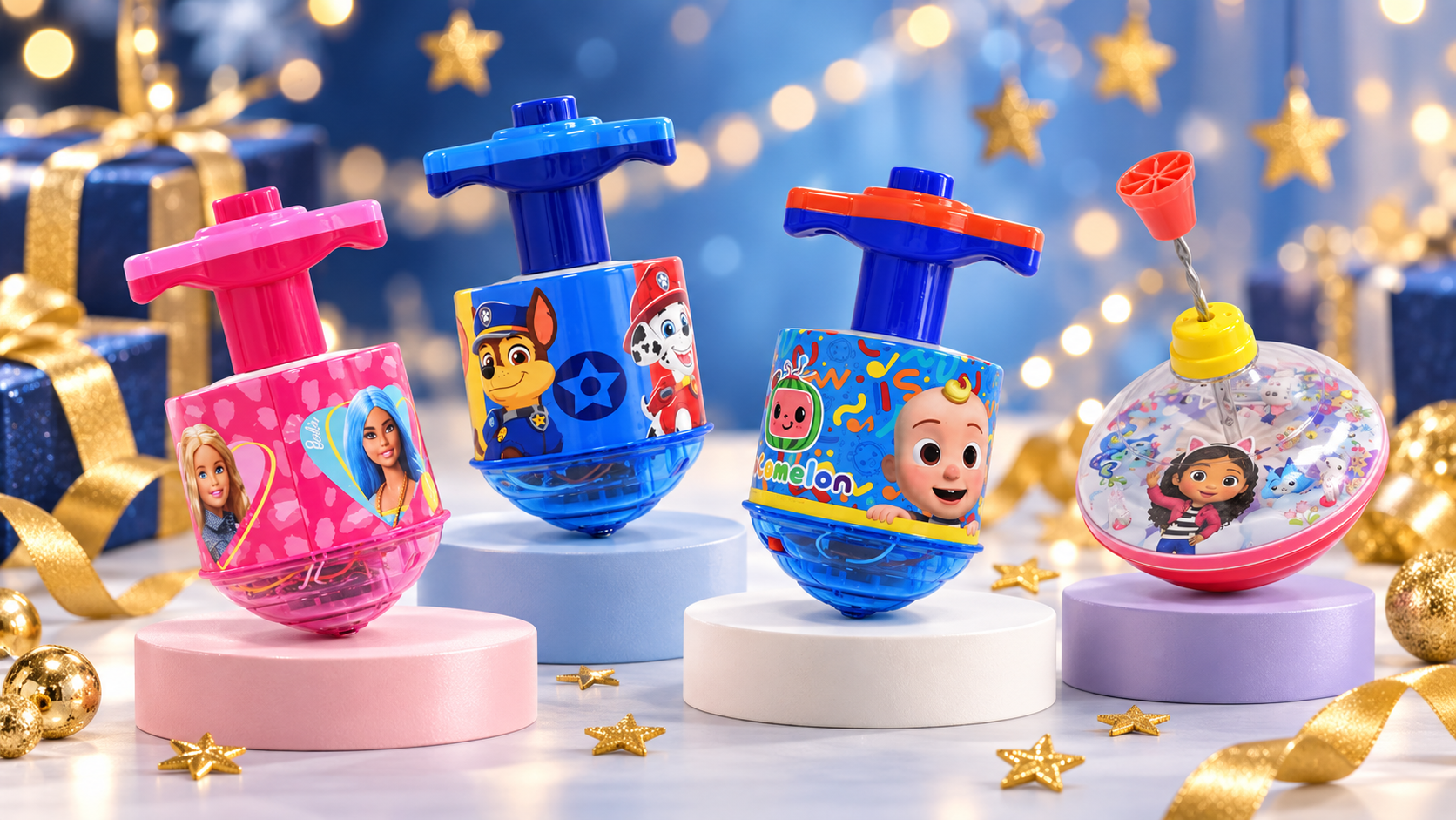 Hanukkah spinning tops collection