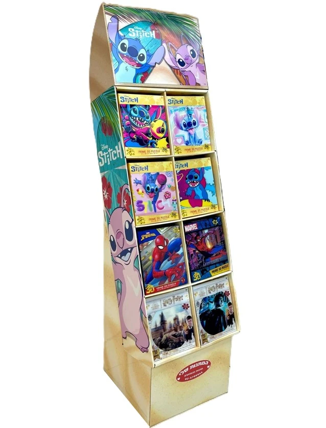 סטנד תצוגה ל־40 פאזלים